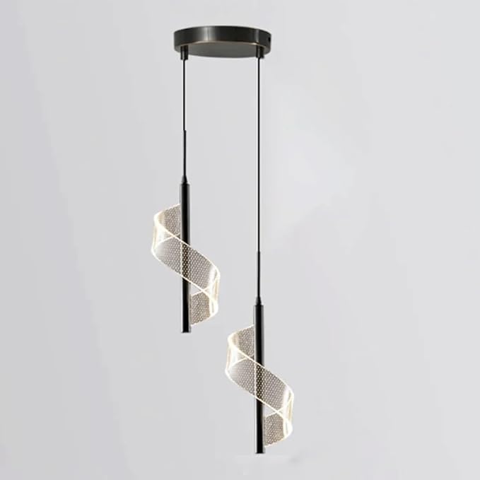 Modern Spiral LED Pendant Light