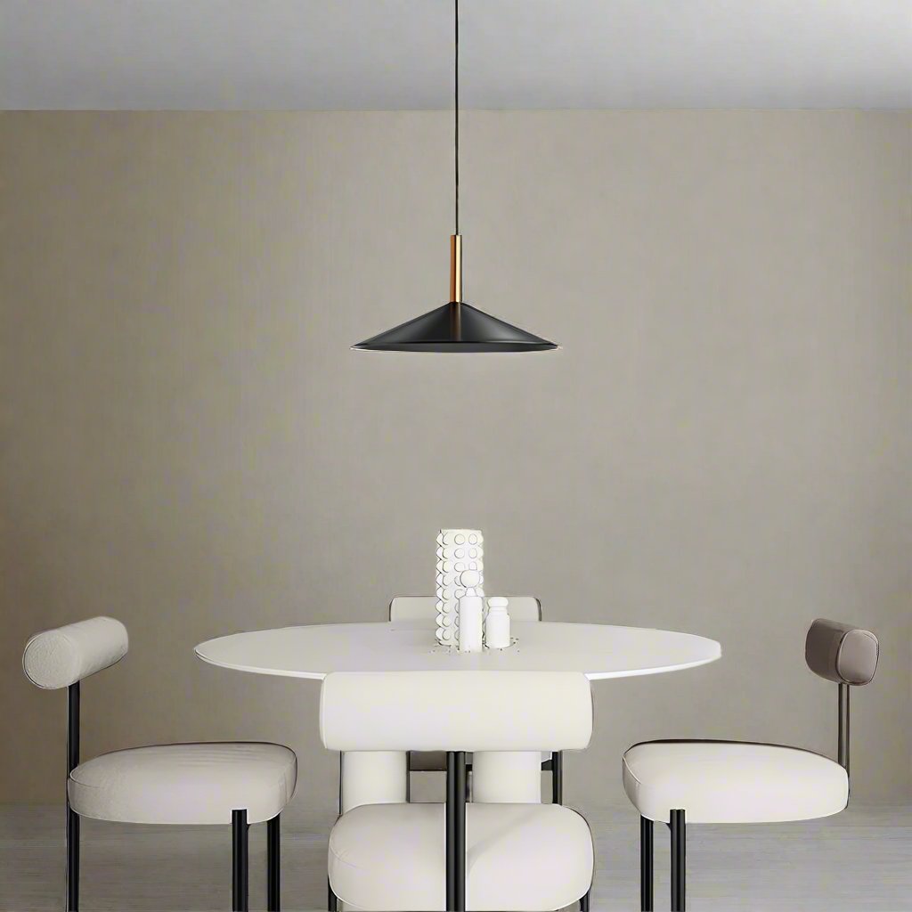 Modern Black Cone Pendant Light