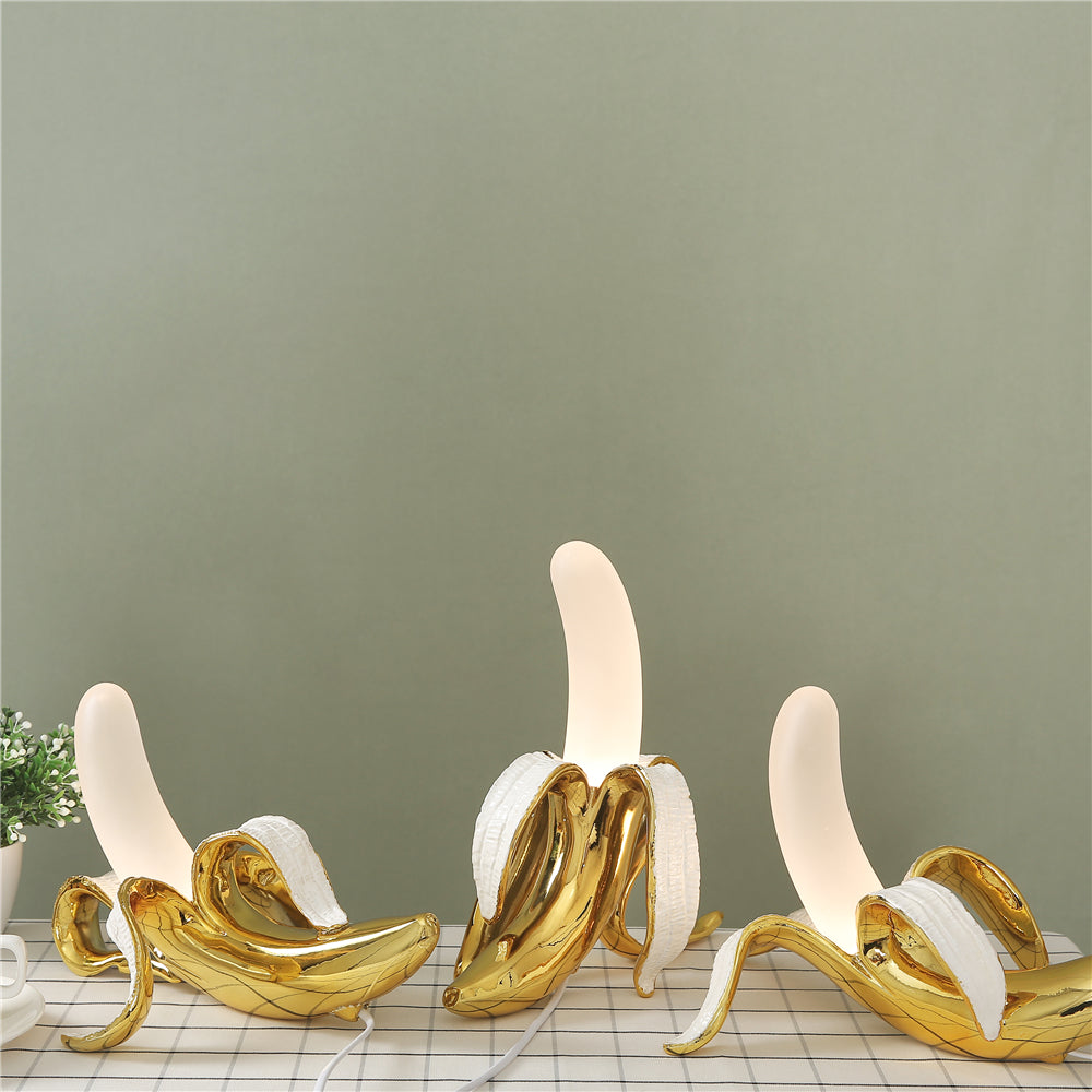 Pop Art Banana Peel LED Table Lamp