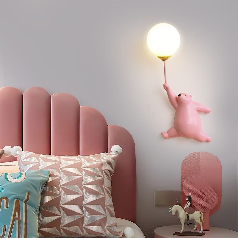 Bear Balloon Wall Reading Lamp