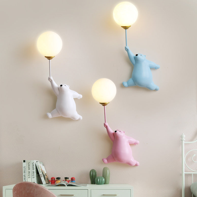 Bear Balloon Wall Reading Lamp