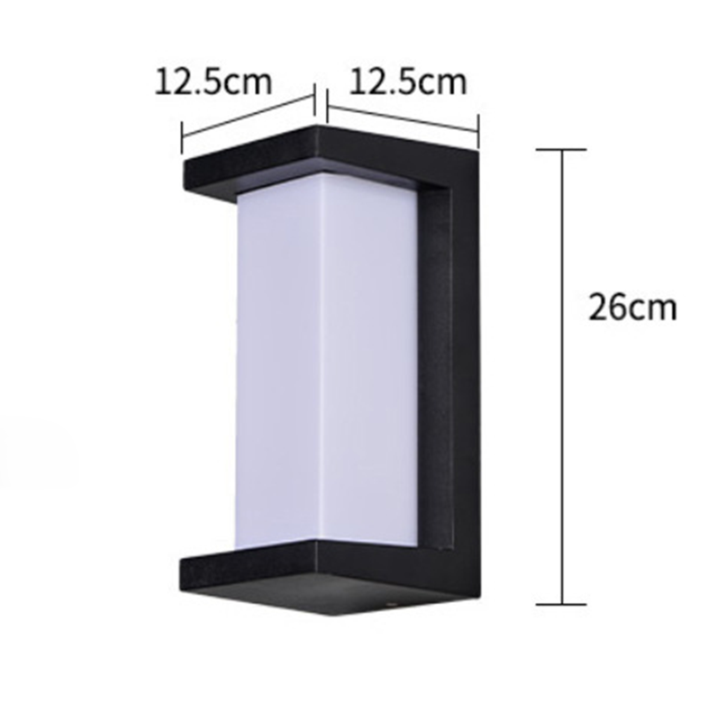 Modern Rectangular Outdoor Wall Light
