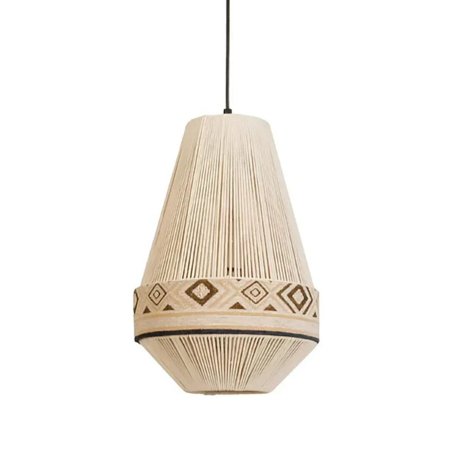 Bohemian Pleated Fabric Pendant Light