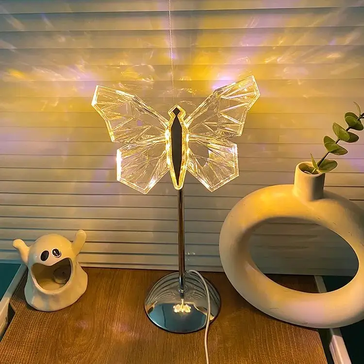 Acrylic Butterfly LED Table Lamp