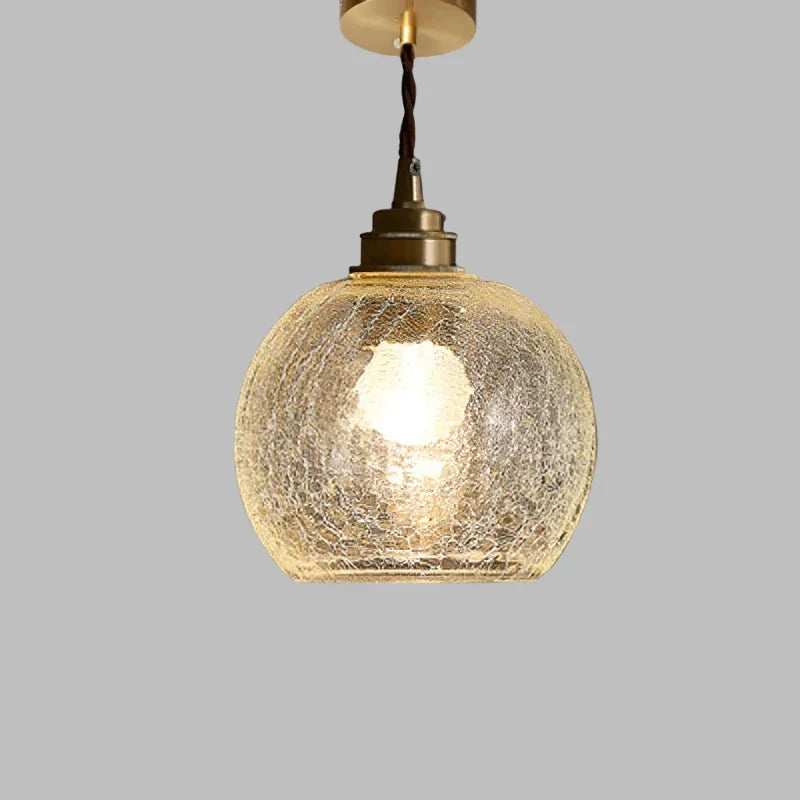 Retro Glass Hanging Pendant Light