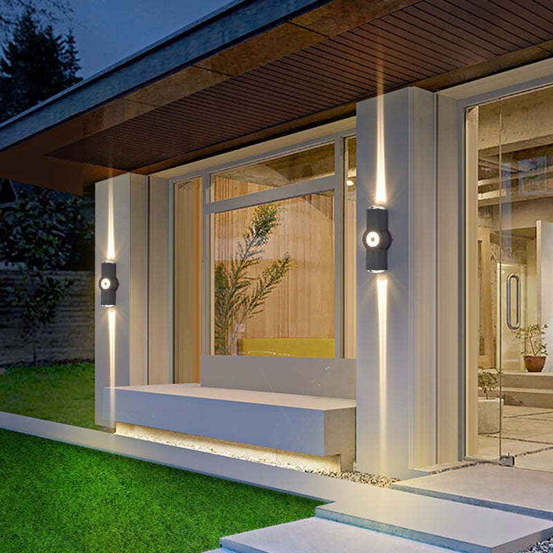 Cross Beam Outdoor LED Wall Light