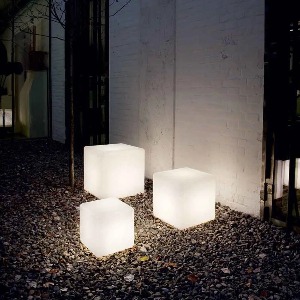 Weather-Resistant LED Cube Outdoor Light