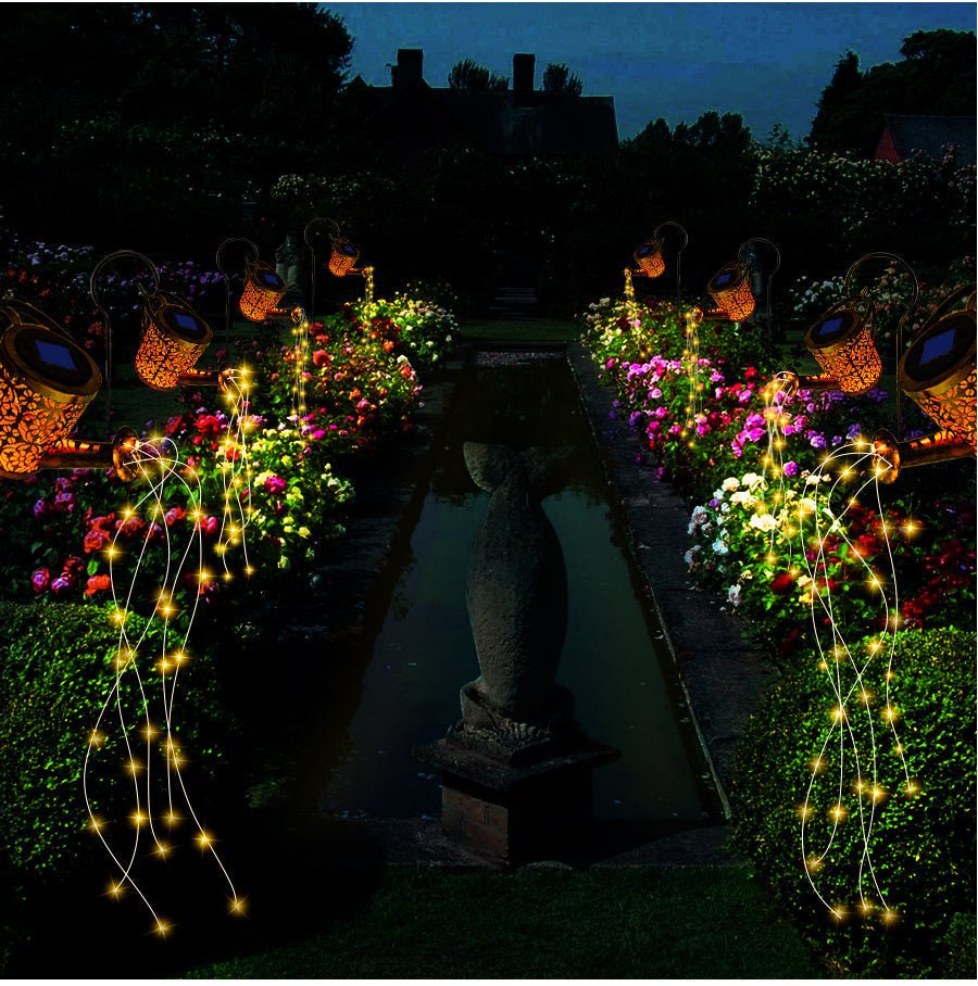 Solar Watering Can Garden Light