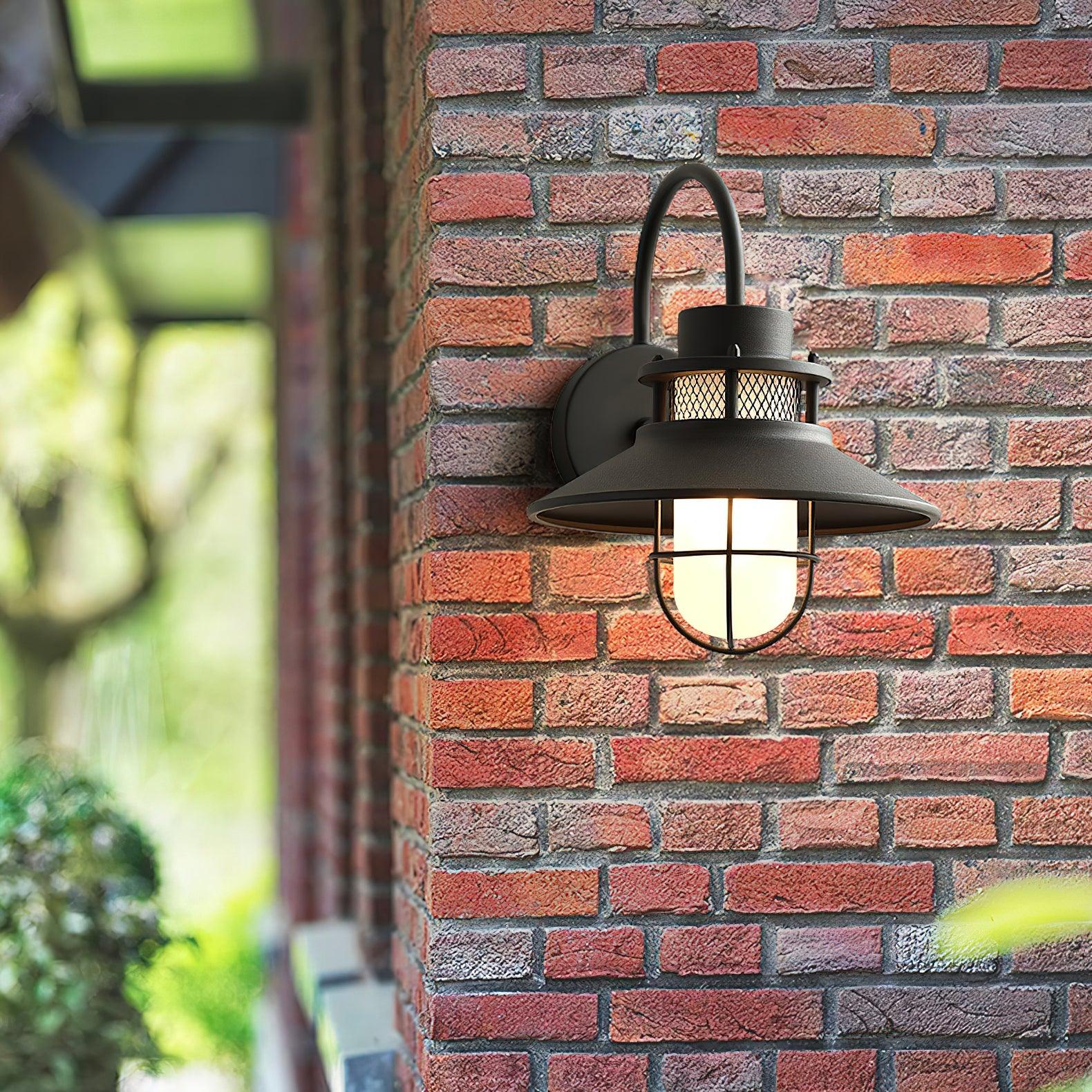 Industrial Outdoor Wall Lantern Light