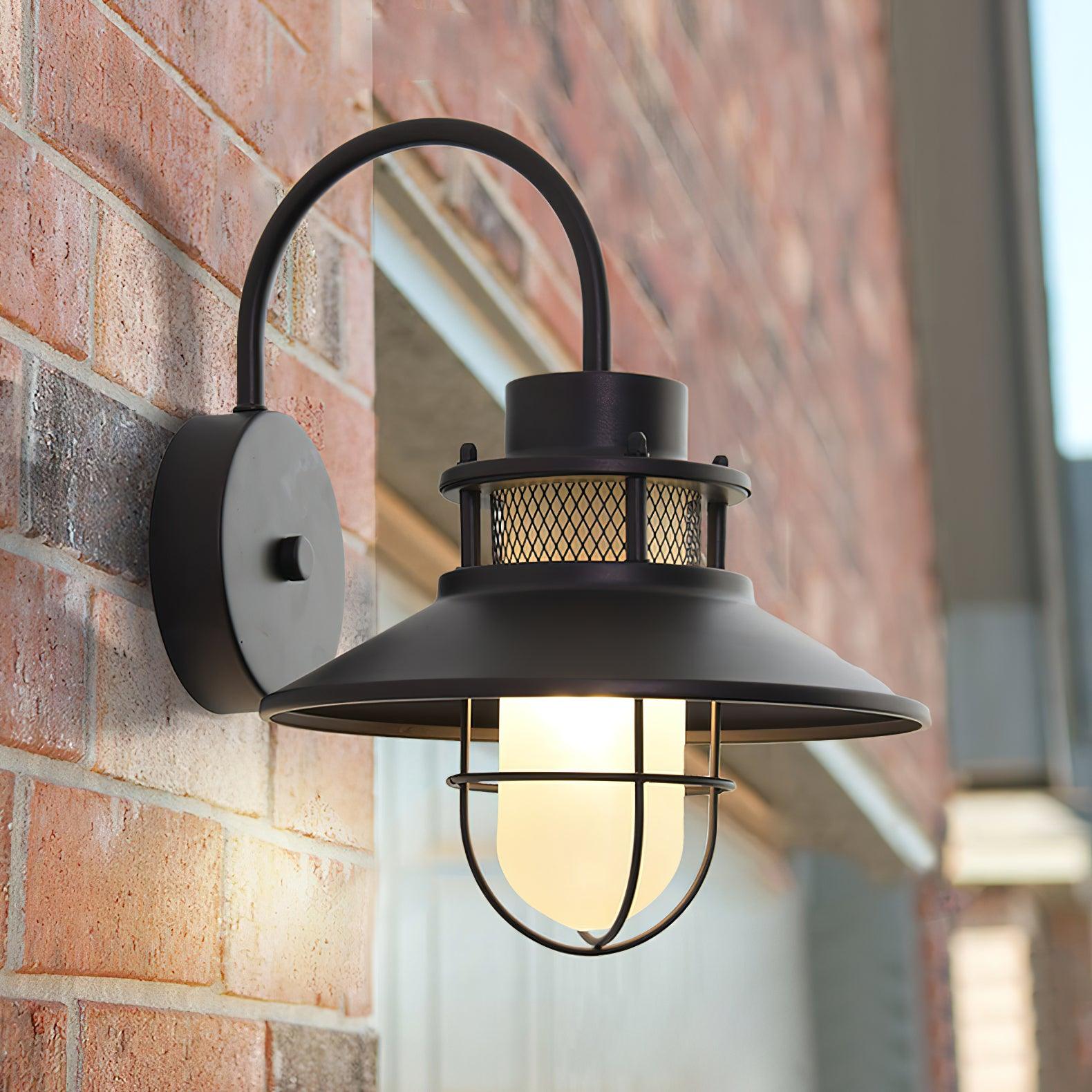 Industrial Outdoor Wall Lantern Light