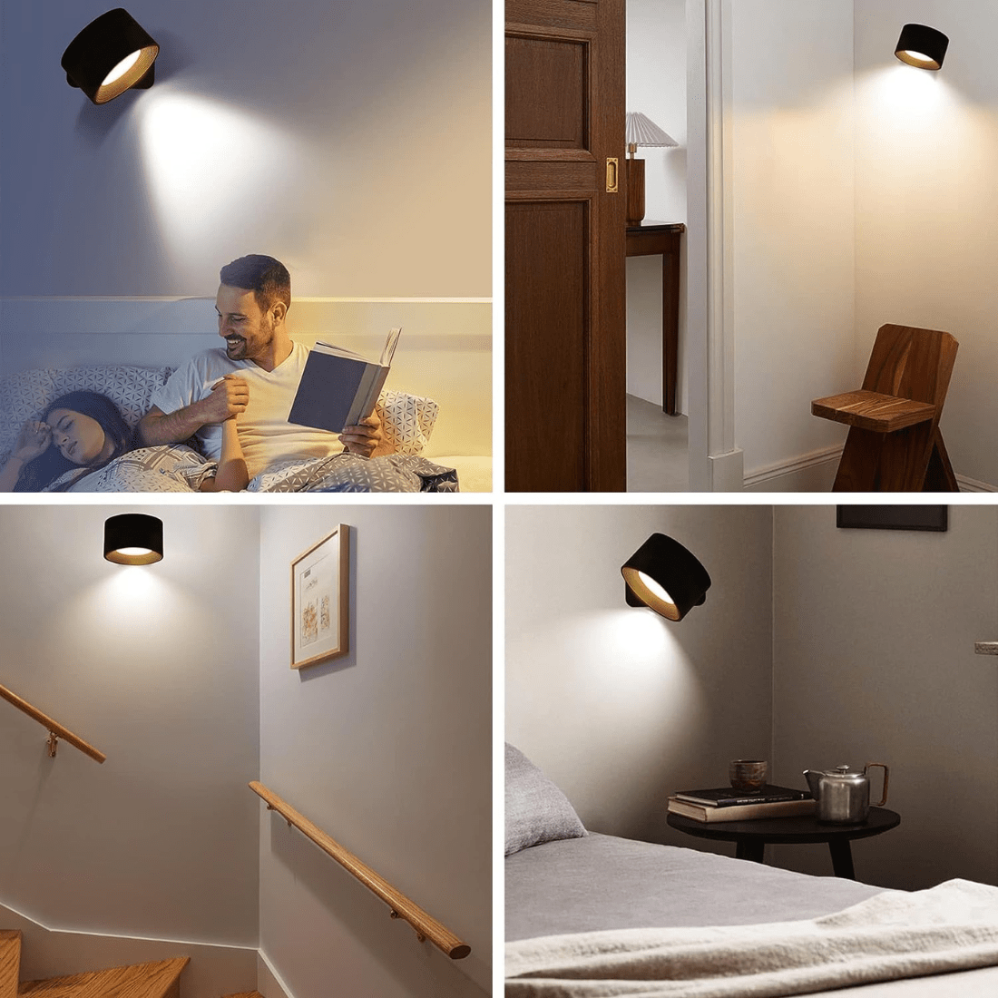 Wireless Rechargeable LED Wall Light