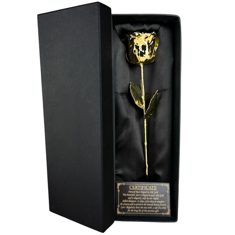 Gold Plated Rose Gift Ornament