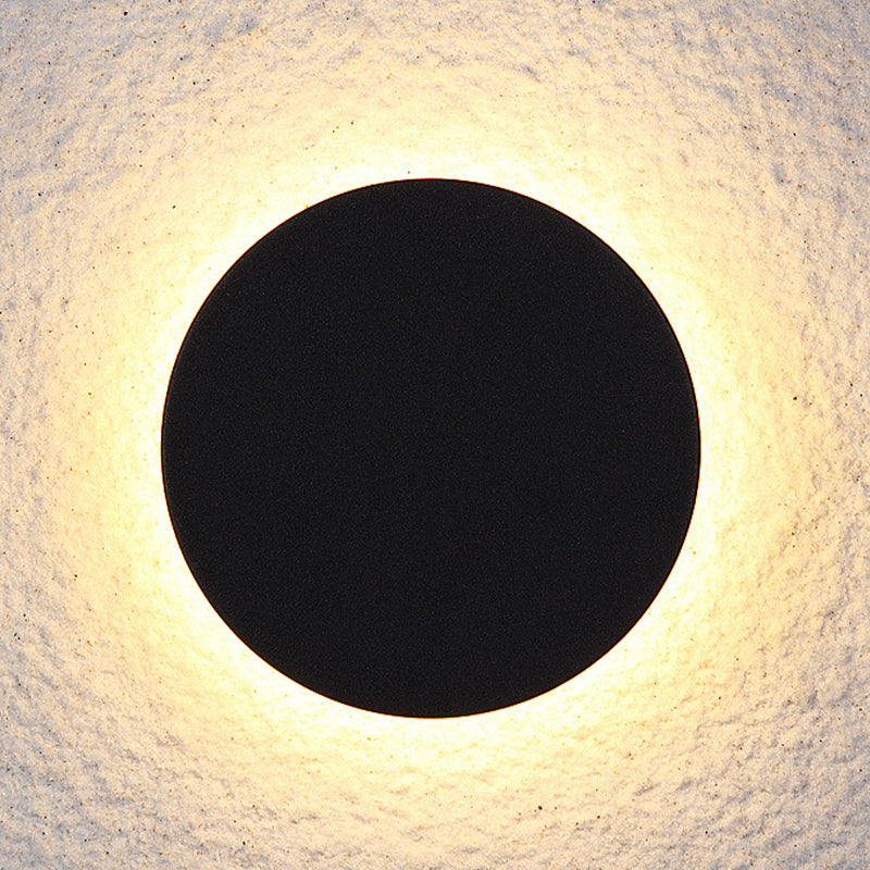 Klyne Minimalist Round/Square Outdoor Wall Lamp LED, Black/White