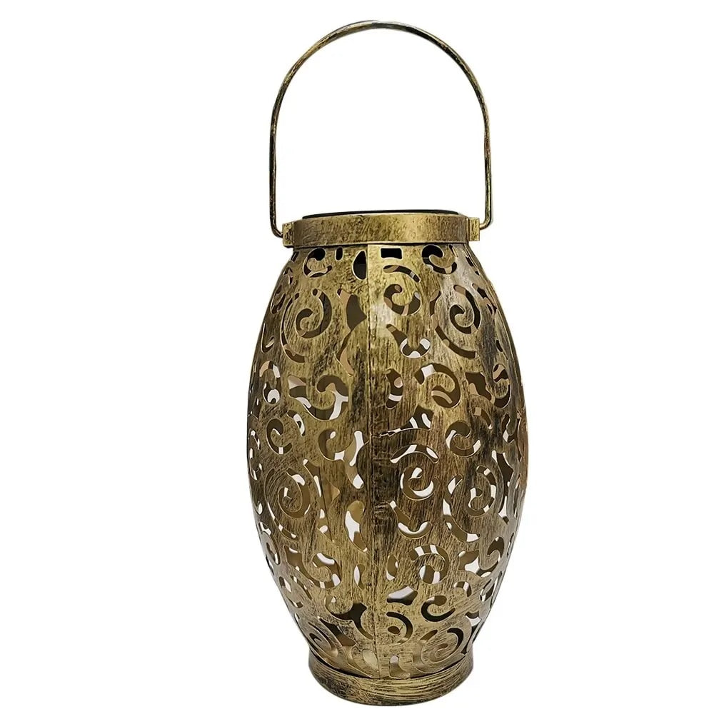 Solar Filigree LED Outdoor Lantern