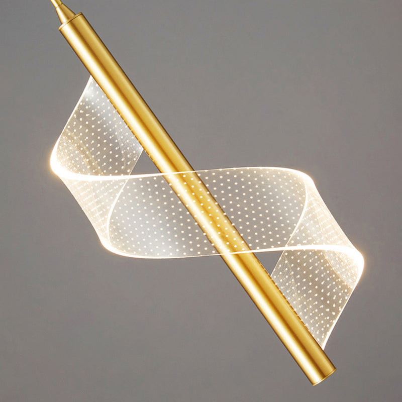 Modern Spiral LED Pendant Light