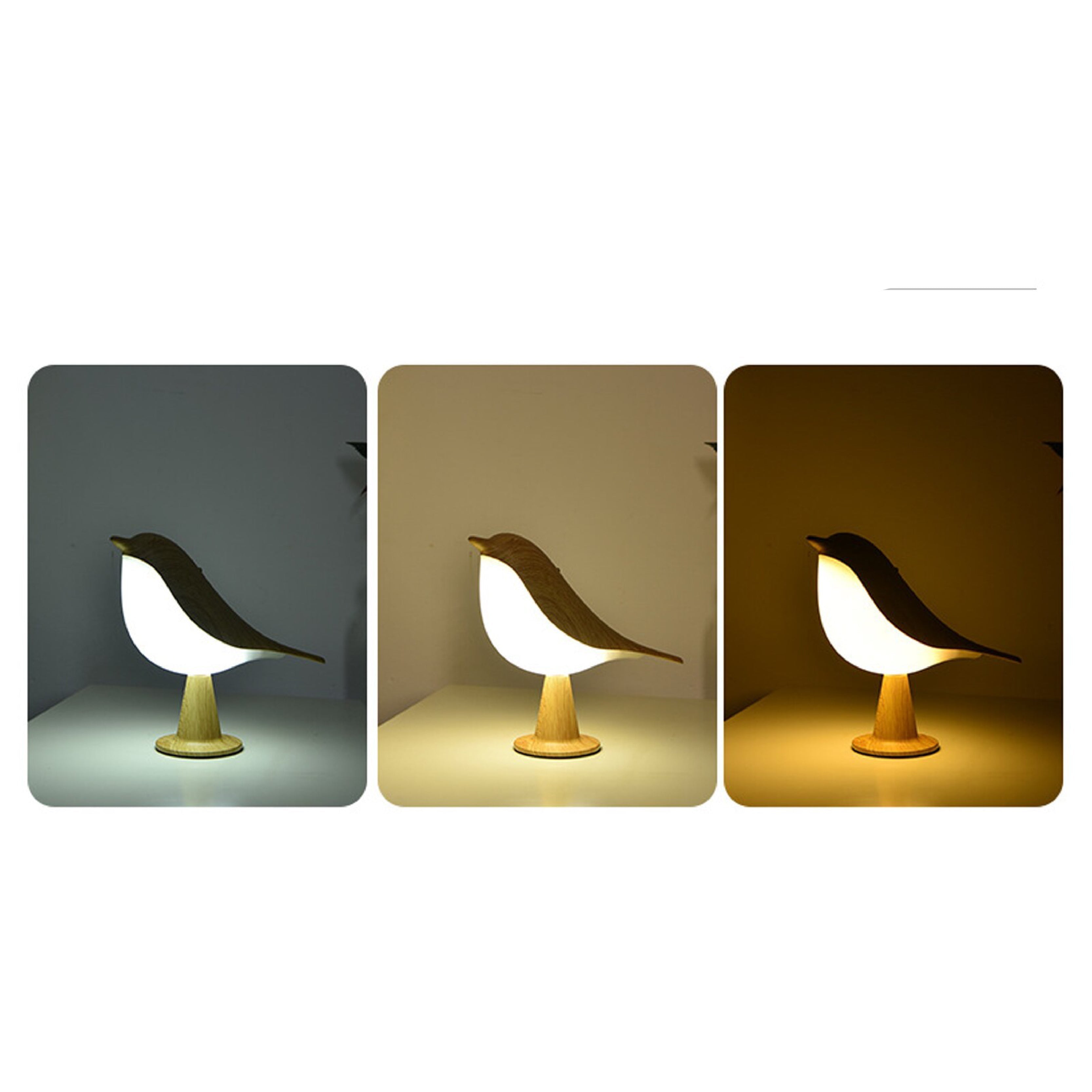 Touch-Controlled Bird LED Table Lamp