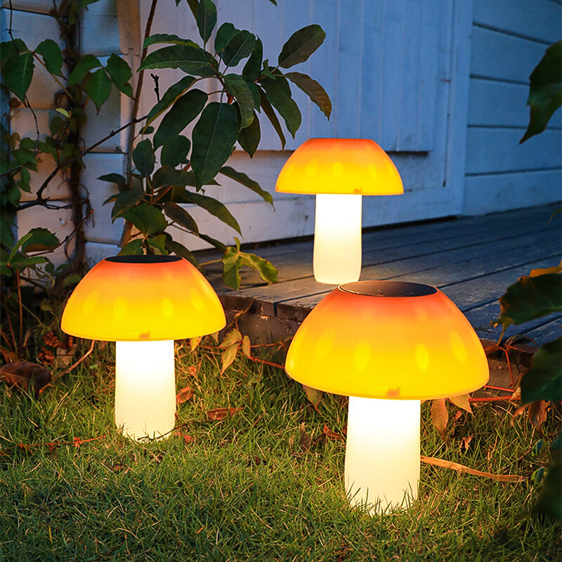 Solar Mushroom LED Garden Lights
