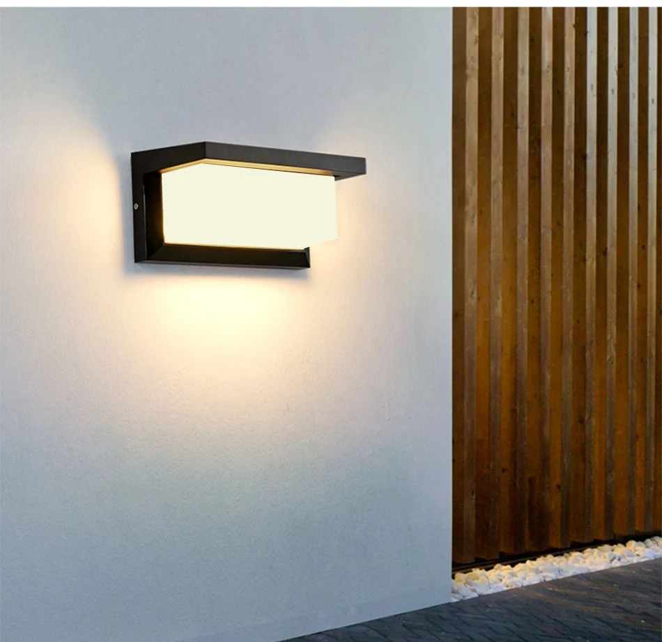 LED Motion Sensor Exterior Wall Light