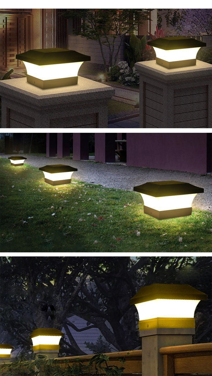 Outdoor Solar Garden Post Light