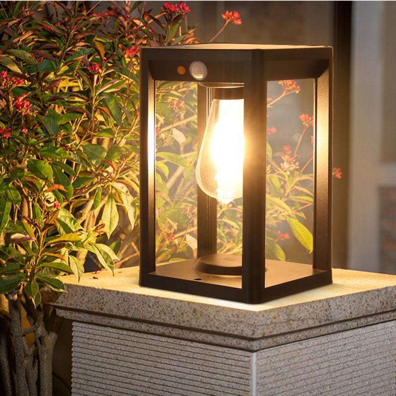 Weather-Resistant Solar Garden Pillar Light
