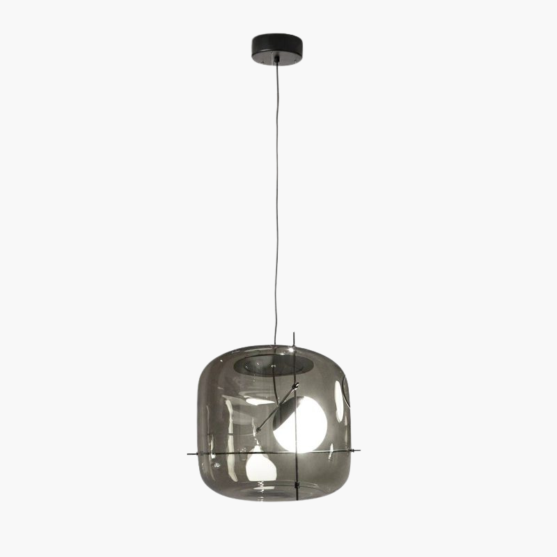 Modern Cube Glass LED Pendant Light