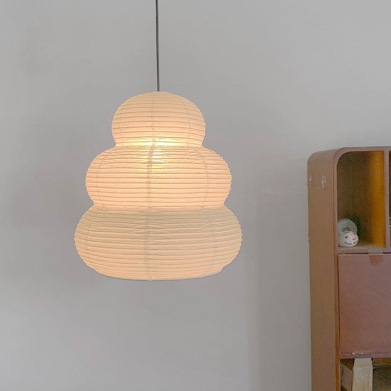 Japanese-Style Rice Paper Pendant Light