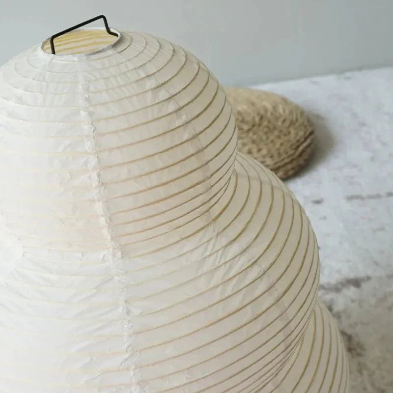 Japanese Wabi-Sabi Paper Lantern Floor Lamp