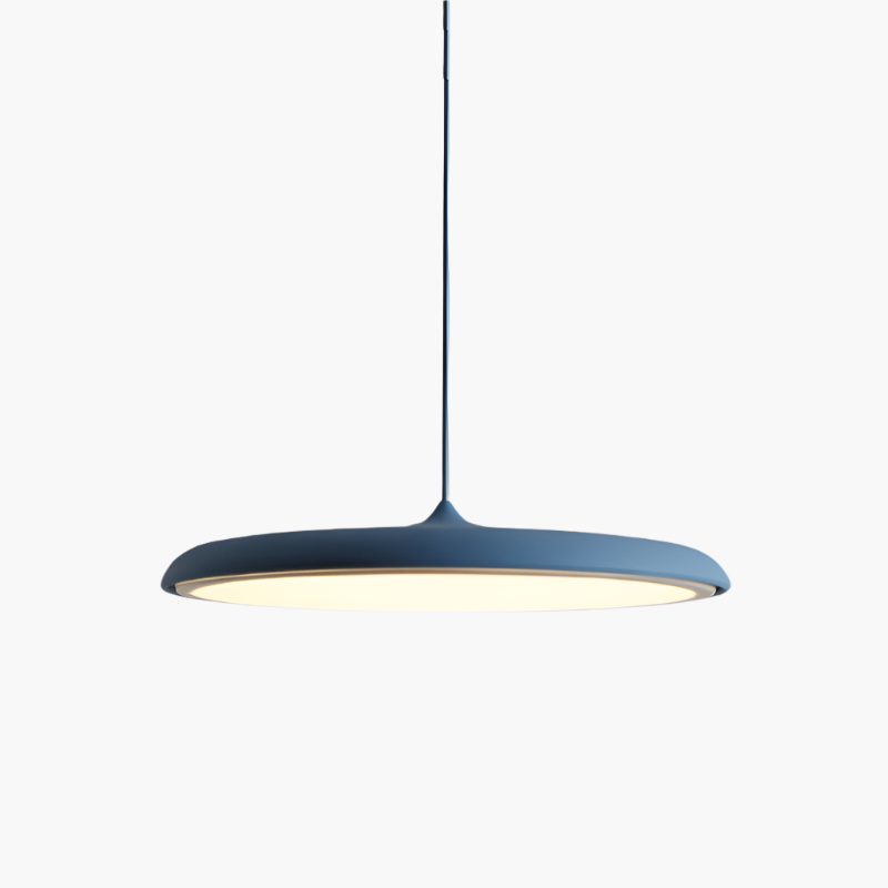 Minimalist Metal Disc Pendant Light