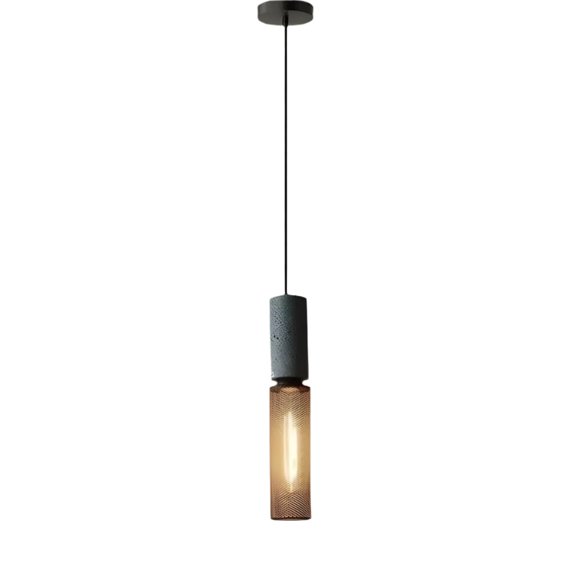 Industrial Cement LED Pendant Light