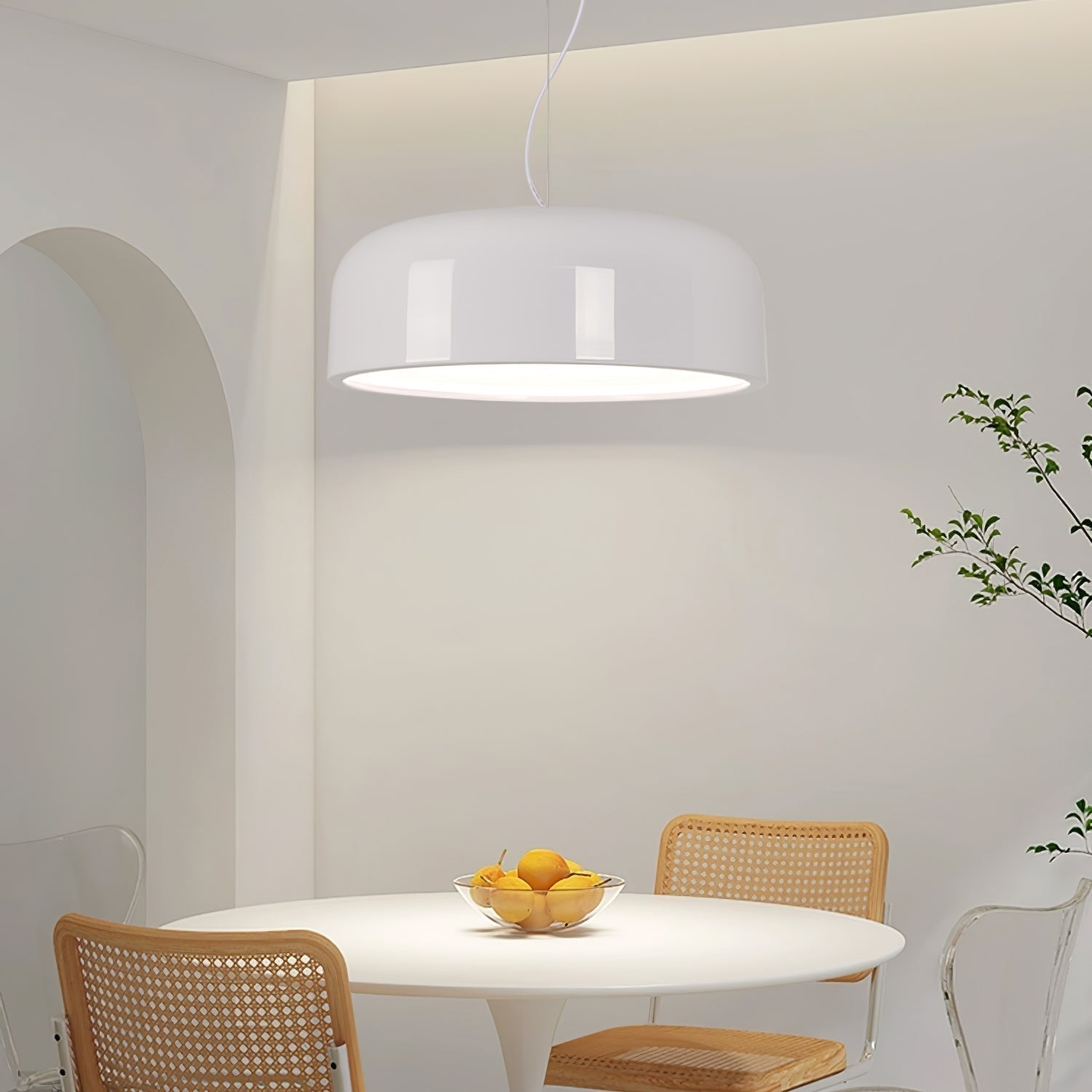 Modern Gloss Dome Pendant Light