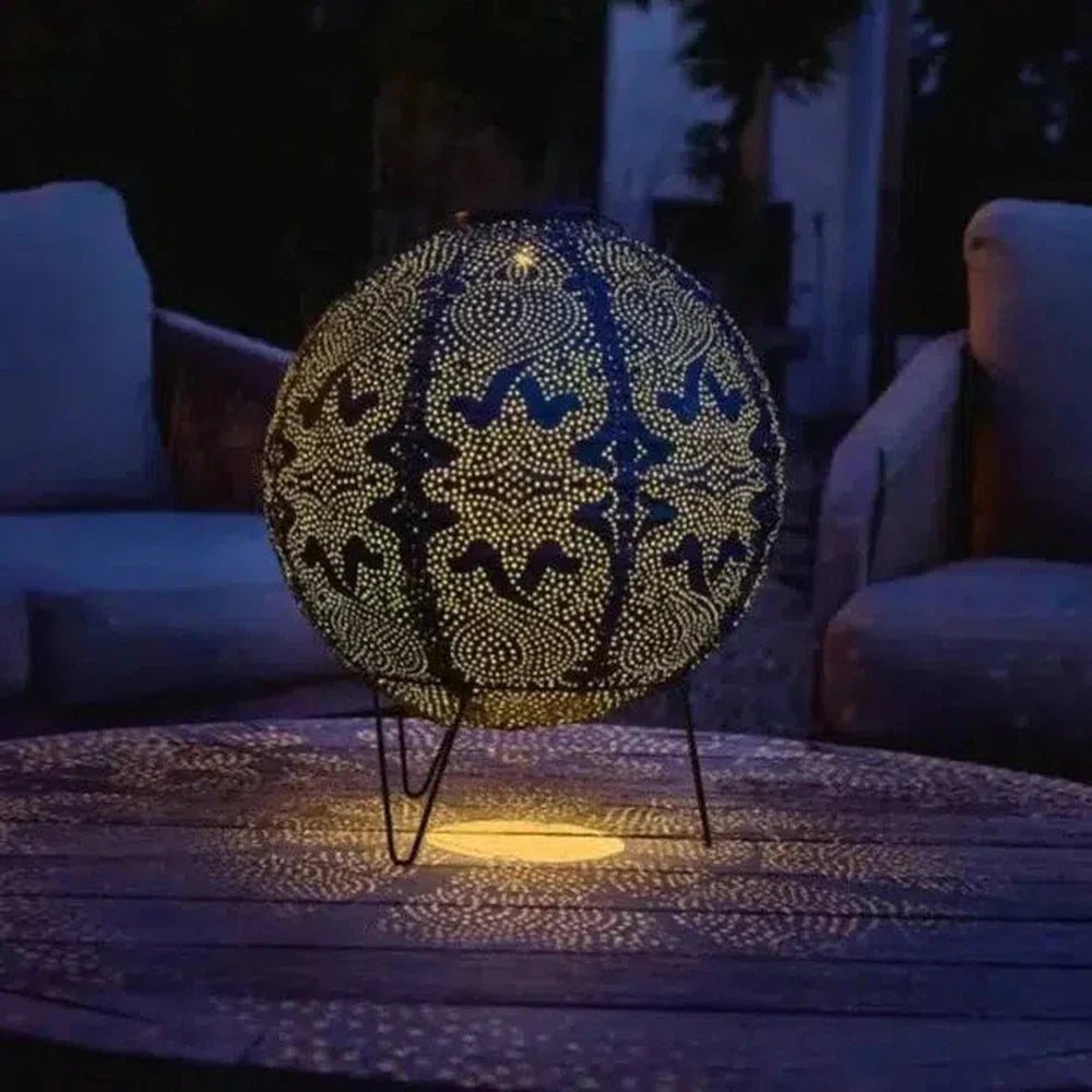 Weather-Resistant Solar Globe Garden Light