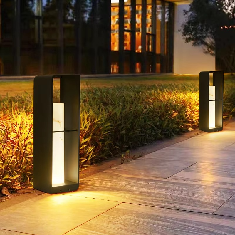 Rectangular Solar LED Patio Lantern Lights