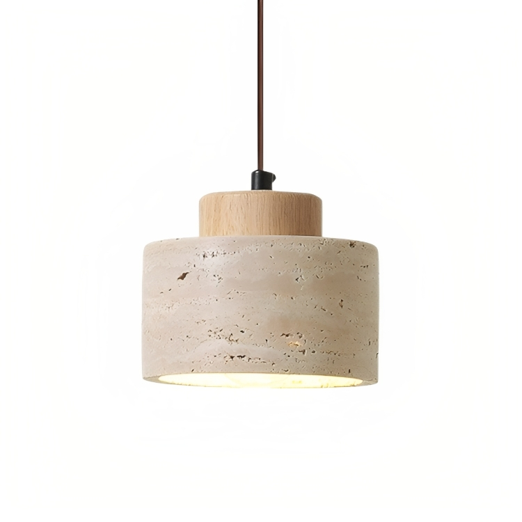 Travertine Stone Pendant Light