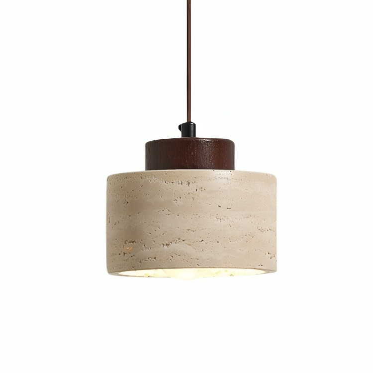Travertine Stone Pendant Light