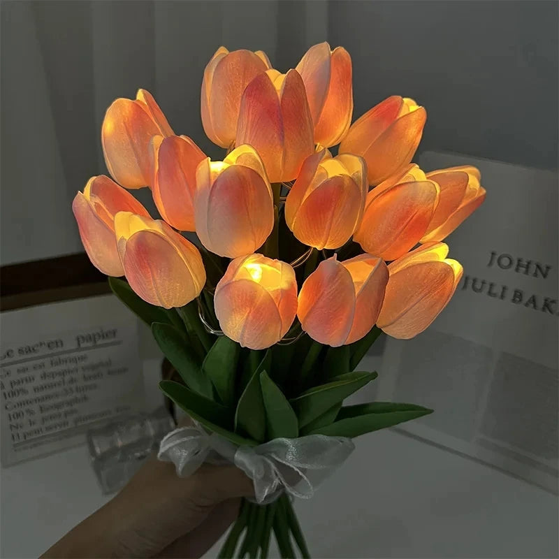 Artificial LED Tulip Night Light