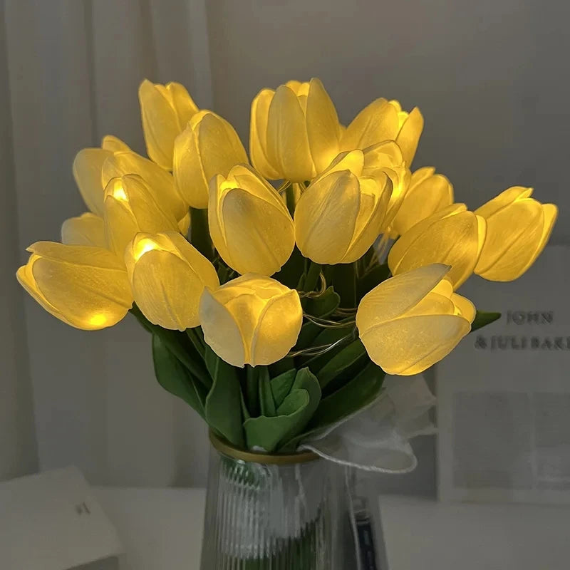 Artificial LED Tulip Night Light