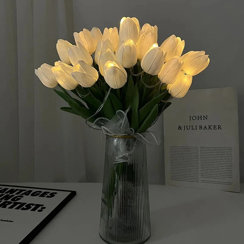 Artificial LED Tulip Night Light