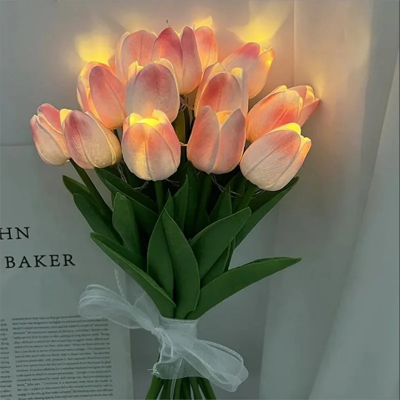 Artificial LED Tulip Night Light