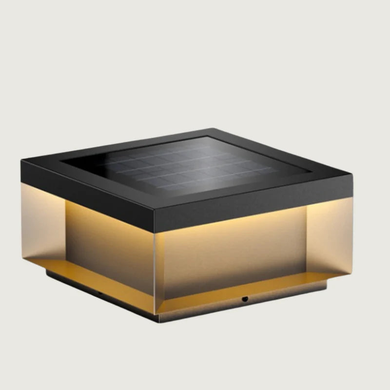 Solar Square Outdoor Post Light