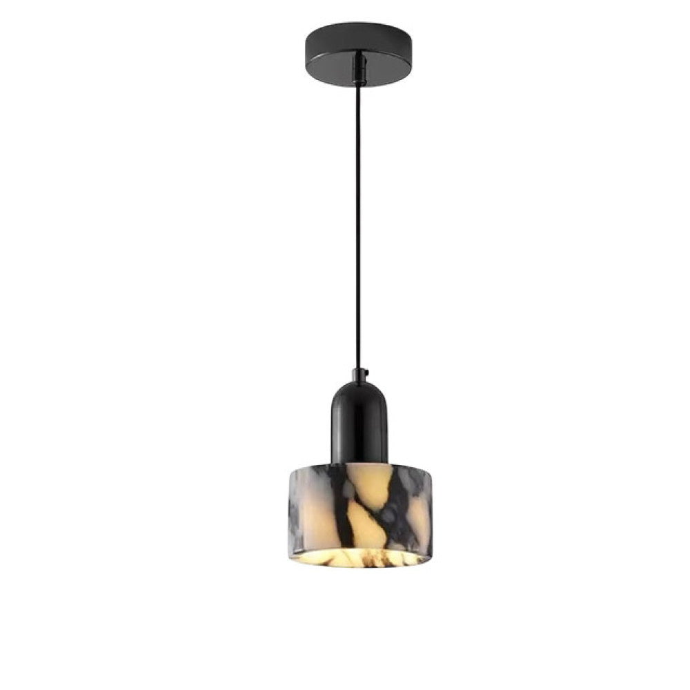 Black Terrazzo Glass Pendant Light