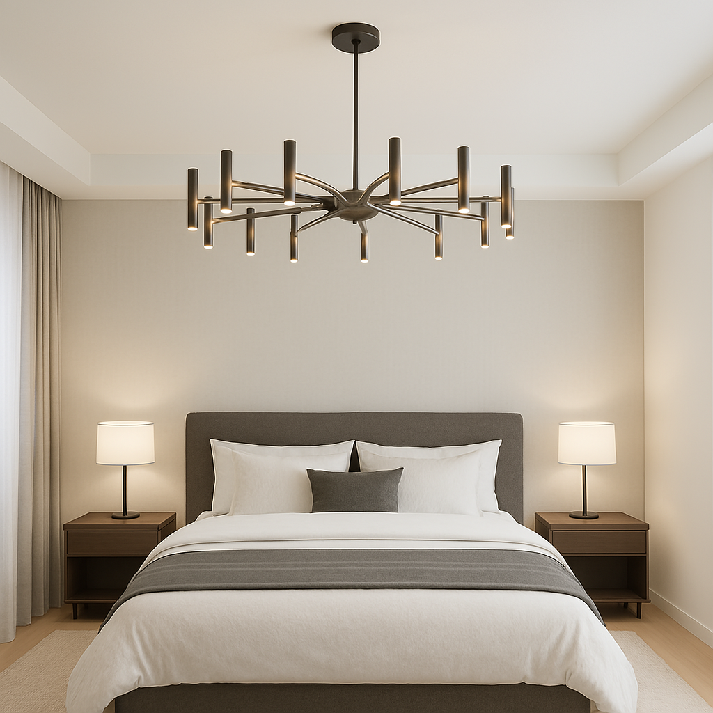 12 Head Contemporary Chandelier Light