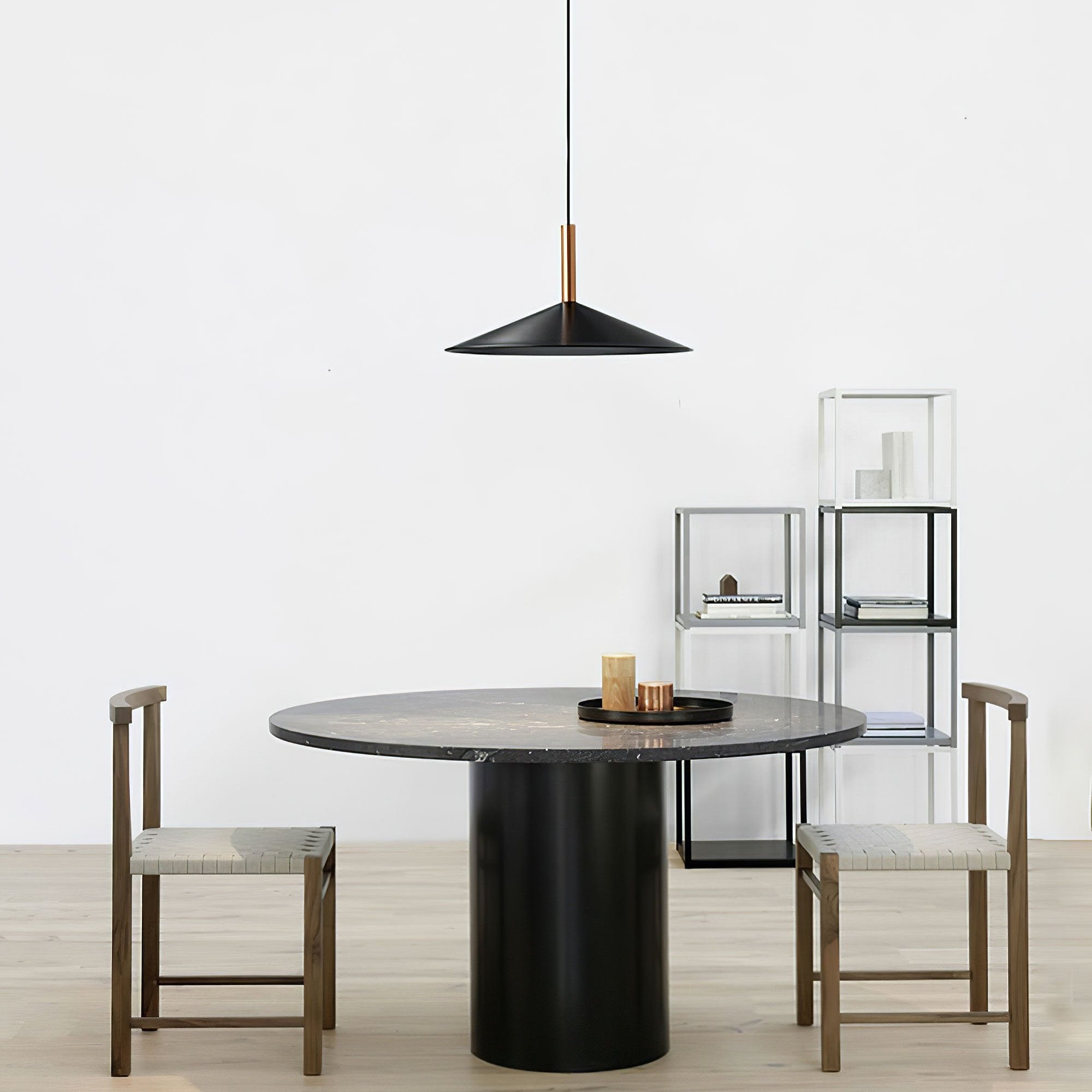 Modern Black Cone Pendant Light