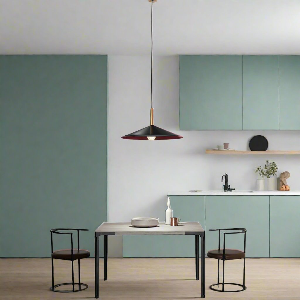 Modern Black Cone Pendant Light