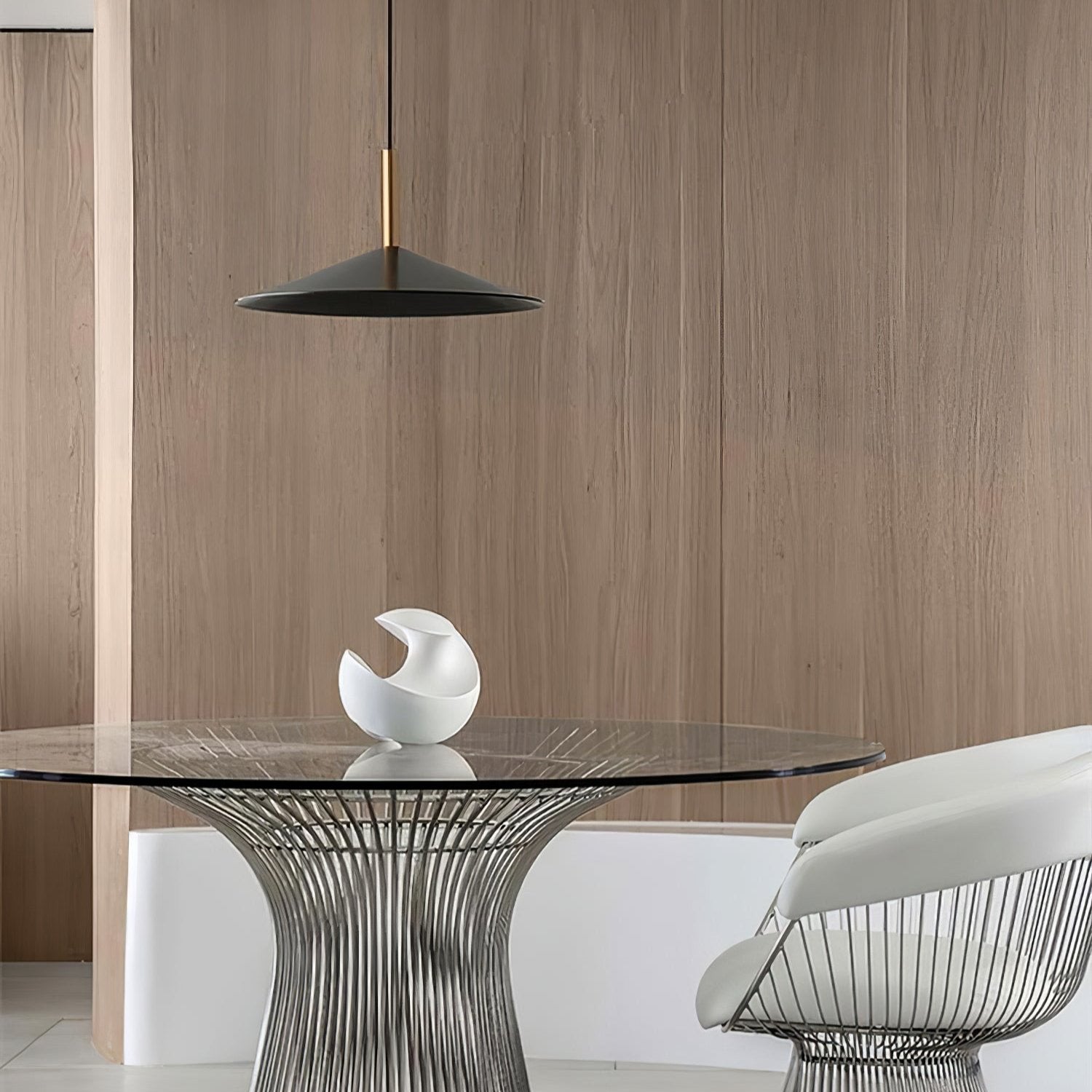 Modern Black Cone Pendant Light