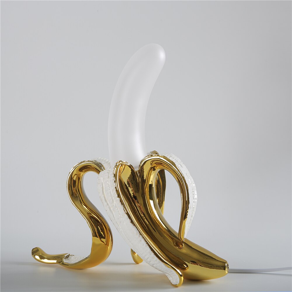 Pop Art Banana Peel LED Table Lamp