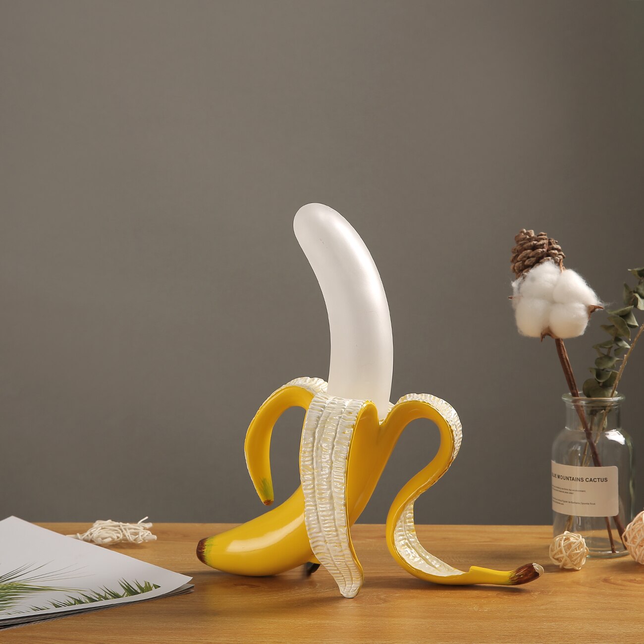 Pop Art Banana Peel LED Table Lamp