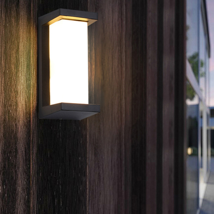 Modern Rectangular Outdoor Wall Light