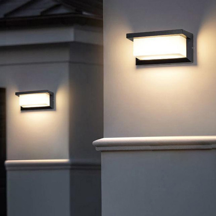Modern Rectangular Outdoor Wall Light