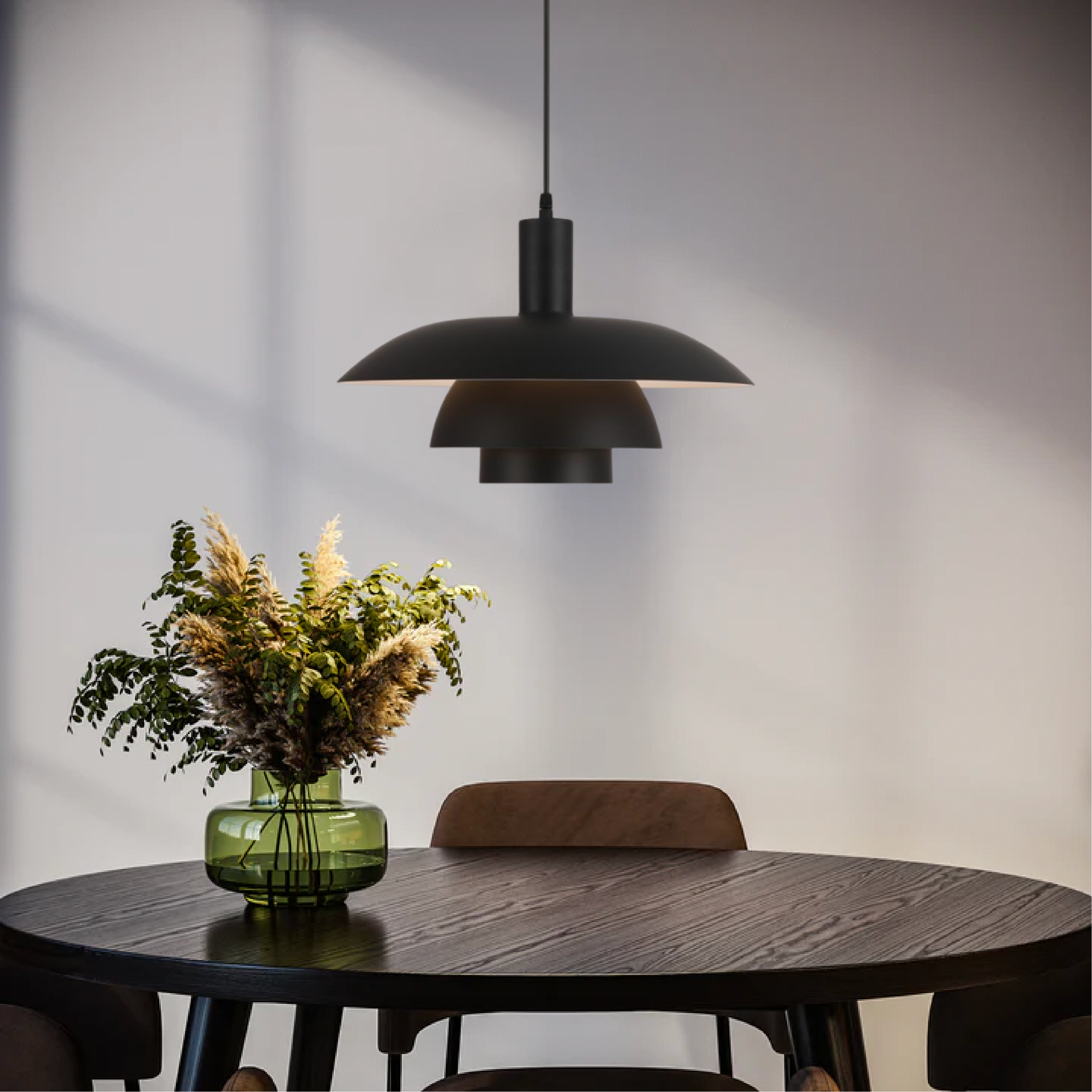 Scandinavian Layered LED Pendant Light