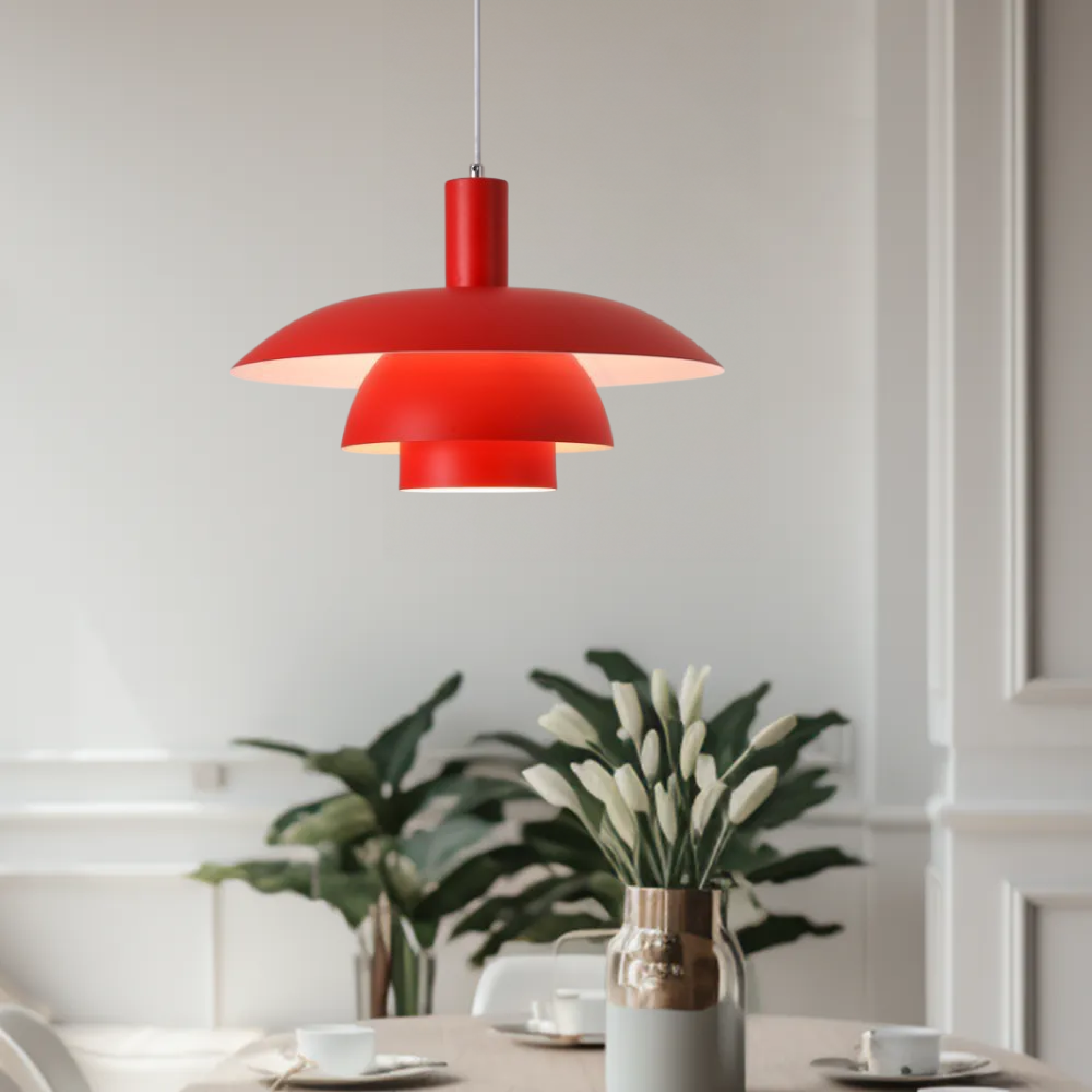 Scandinavian Layered LED Pendant Light